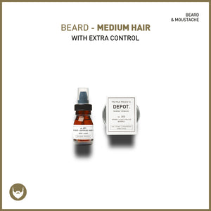 beard - medium hair with extra control