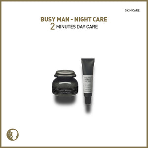 busy man - night care (2 minutes care)