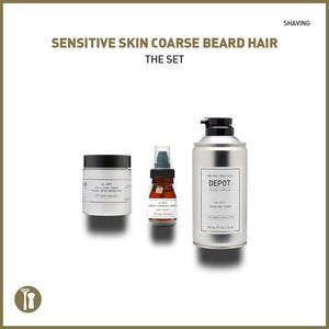 sensitive skin coarse beard hair the set