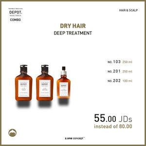 dry hair deep treatment