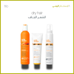 dry hair frequent use trio