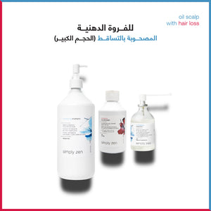 treatment of oily scalp accompanied by hair loss combo